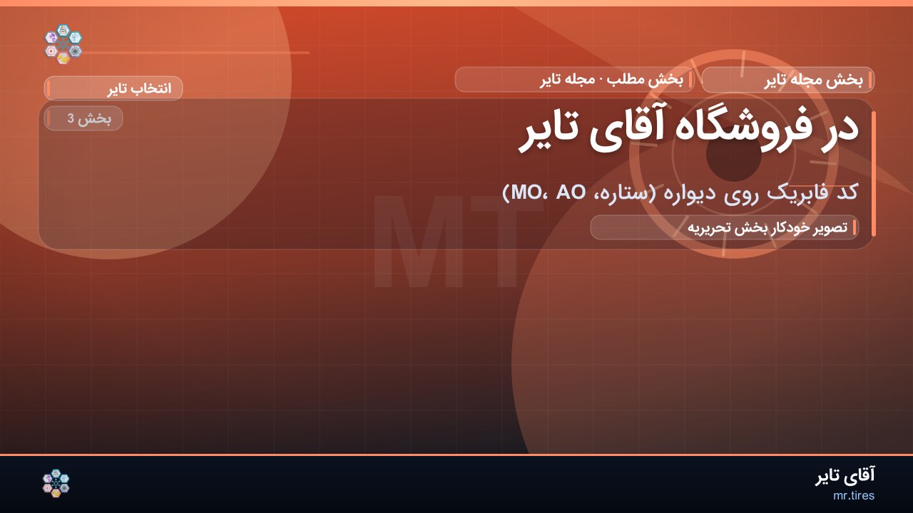 در فروشگاه آقای تایر