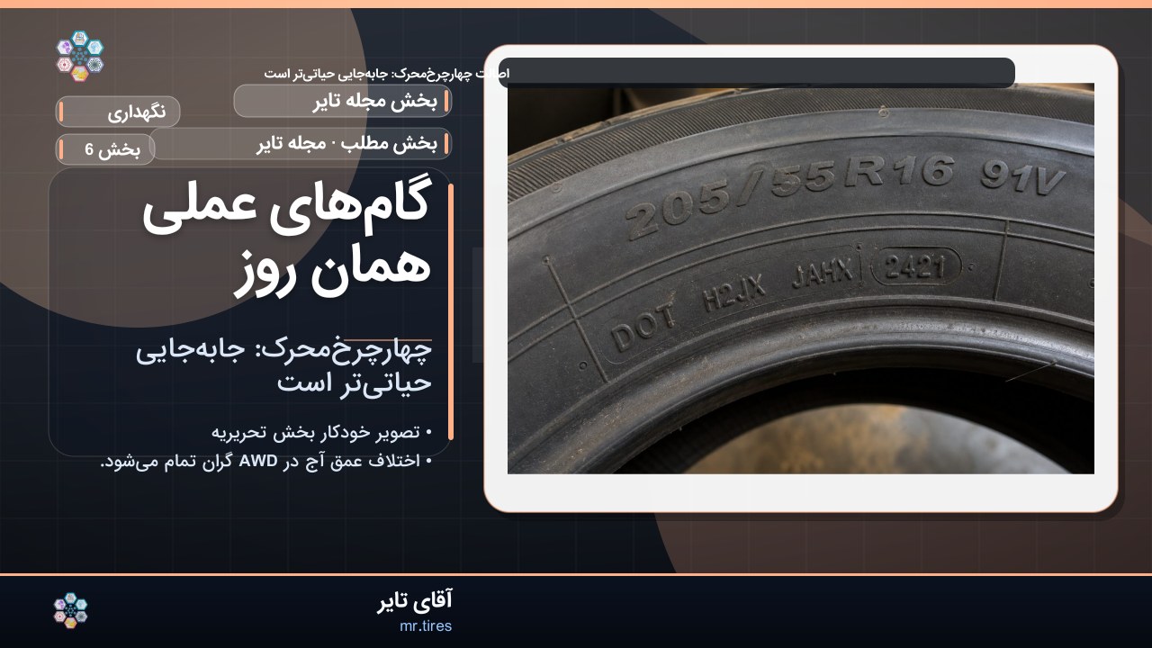 گام‌های عملی همان روز
