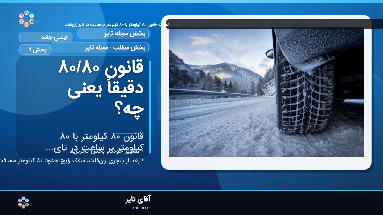 قانون ۸۰/۸۰ دقیقاً یعنی چه؟