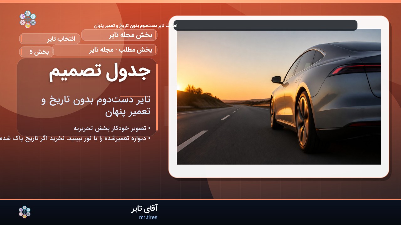 جدول تصمیم
