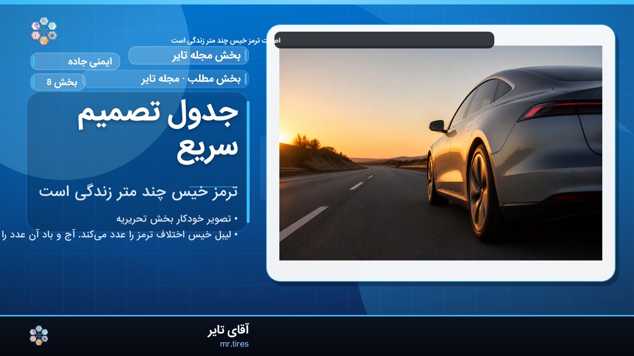 جدول تصمیم سریع