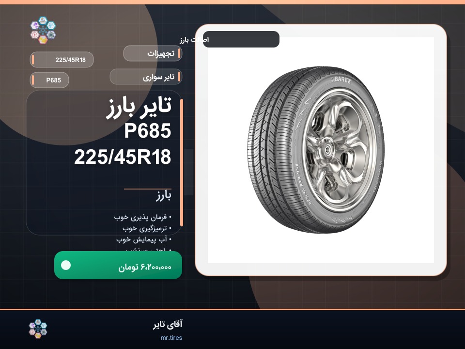 نصب بارز 225/45R18 روی کیا اپتیما