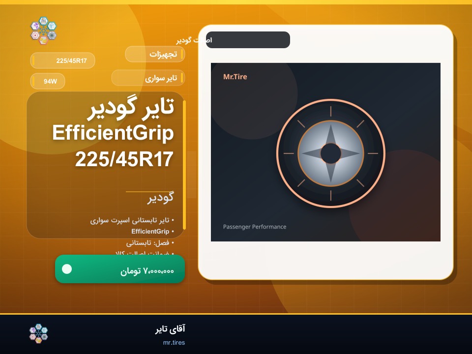 تایر گودیر EfficientGrip 225/45R17